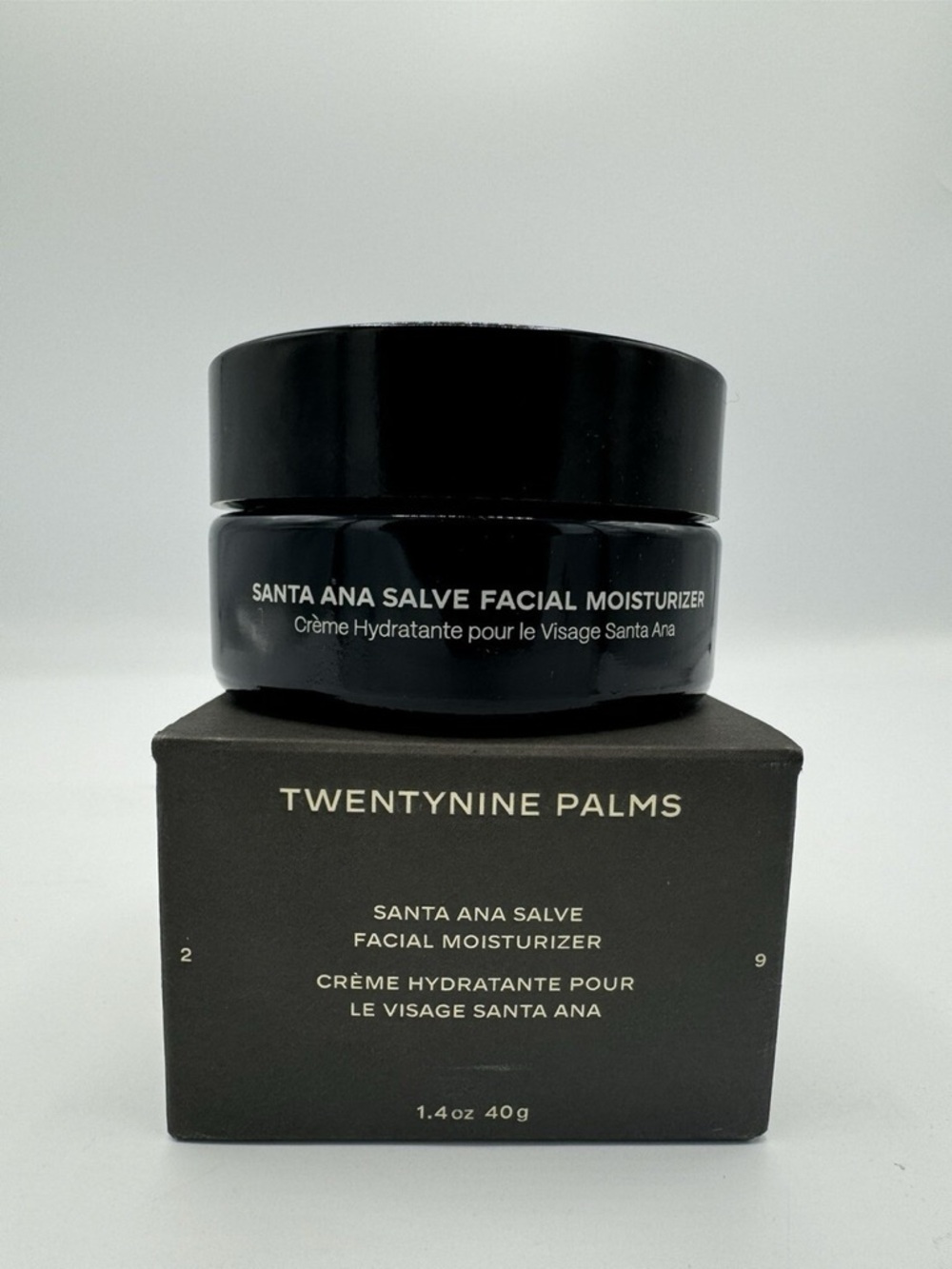 NEW Twentynine Palms Santa Ana Salve Facial Moisturizer - Black